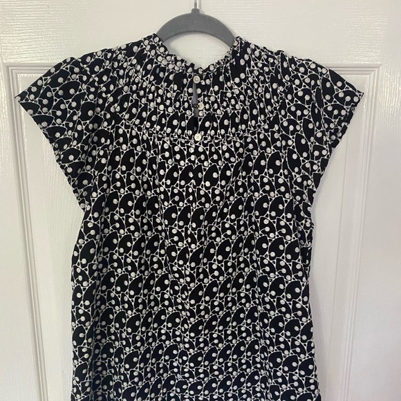 LOFT black and white polka dot top - Picture 5 of 5